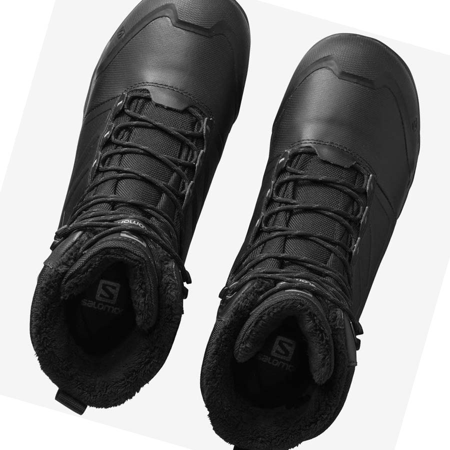 Botas de Invierno Salomon TOUNDRA PRO CLIMASALOMON™ WATERPROOF Hombre Negros | MX 3382QMA